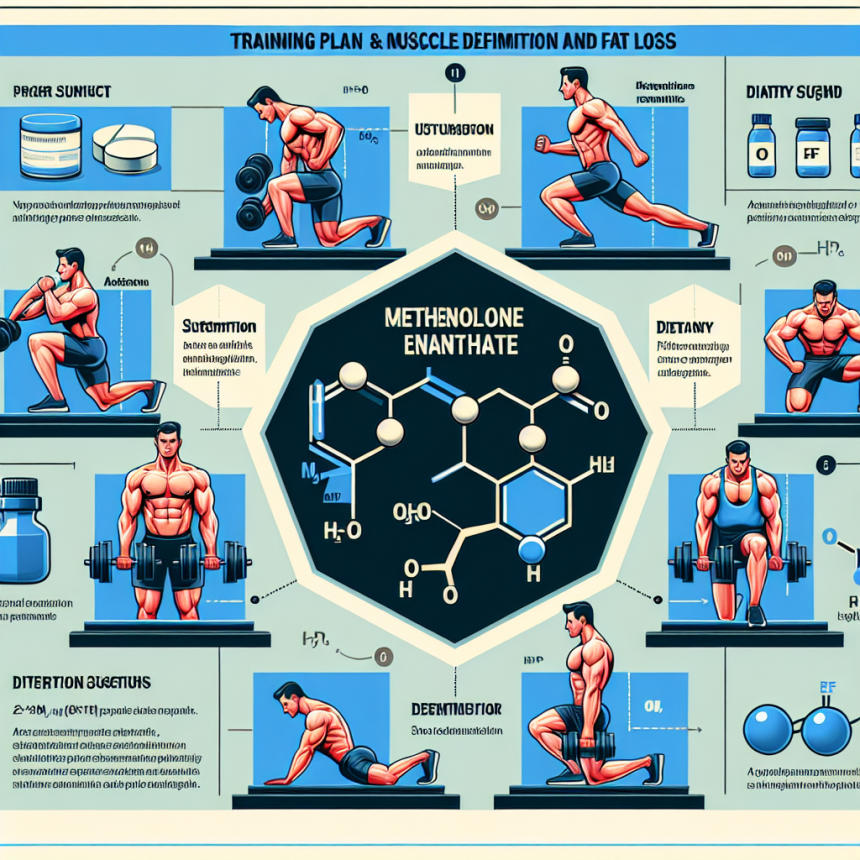 Optimale Trainingspläne für Muskeldefinition und Fettabbau mit Methenolone enanthate
