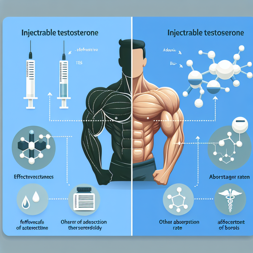 Die Vorteile von injizierbarem Testosteron im Vergleich zu anderen Steroidformen.