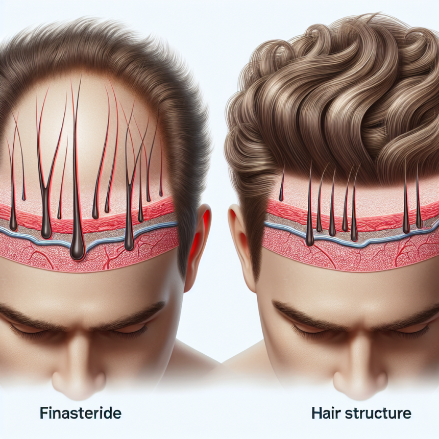 Wie Finasterid die Haardichte und Haarstruktur beeinflusst