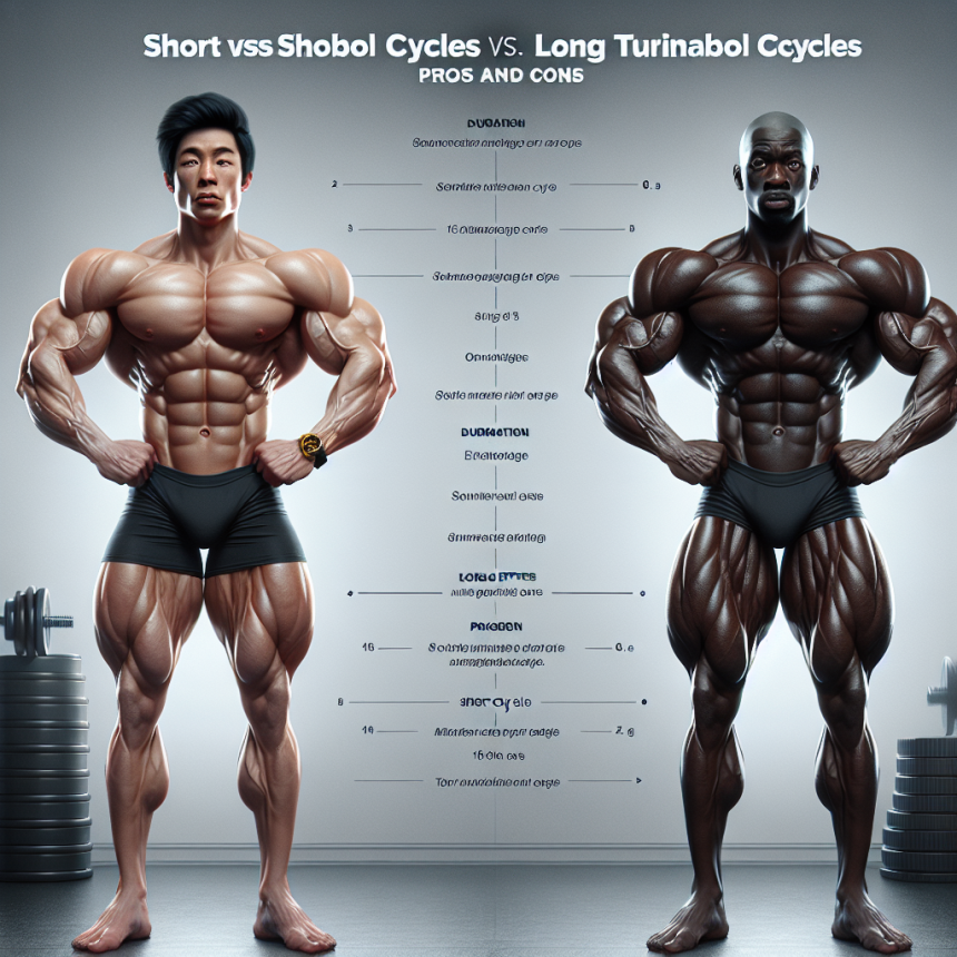 Kurze vs. lange Turinabol-Zyklen im Bodybuilding: Vor- und Nachteile